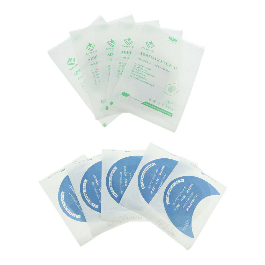 10X Self-adhesive Non-woven Sterilized Wound Eye Masks After Surgery