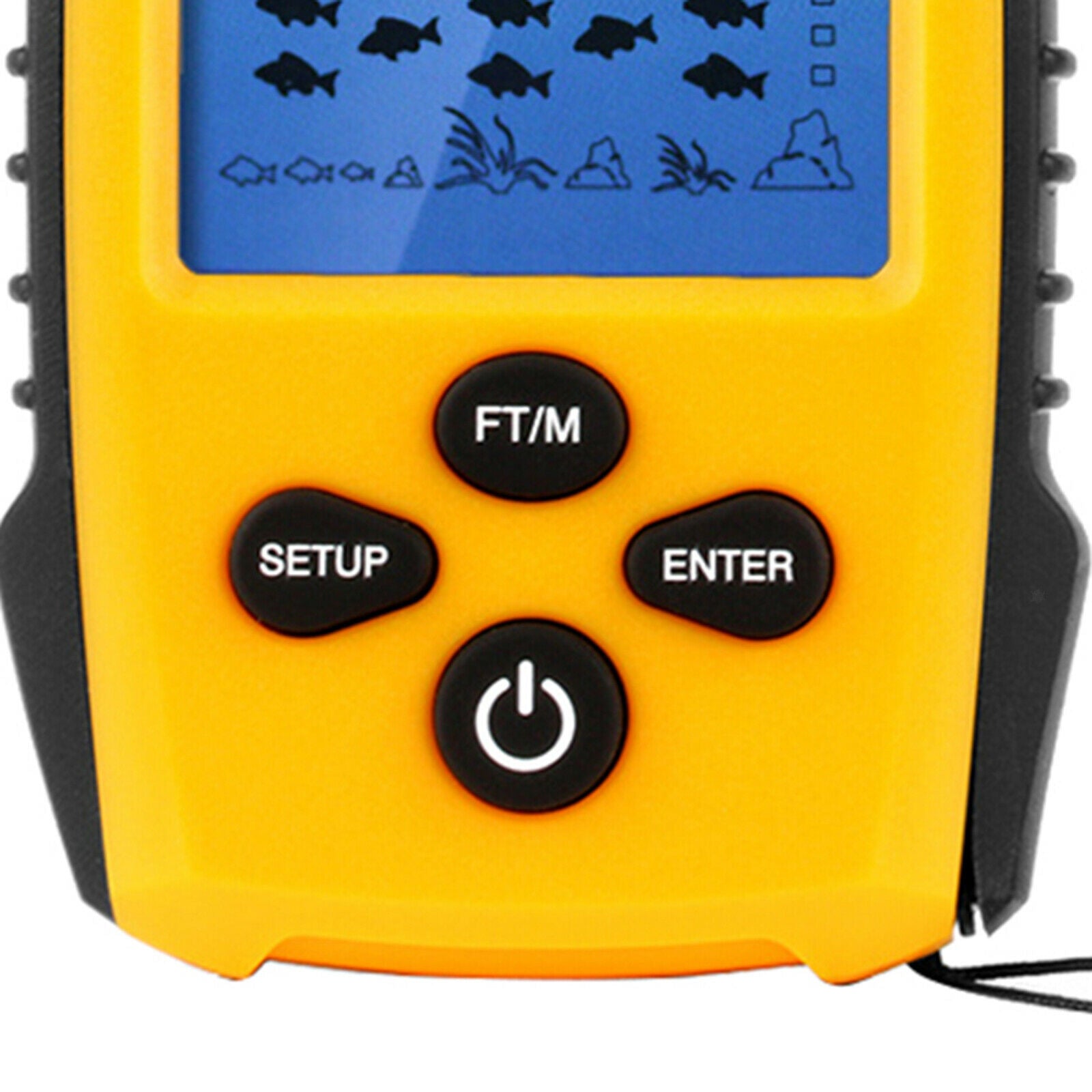 Portable Fish Finder Ice Kayak Fishing Gear Depth Finder Sonar Transducer