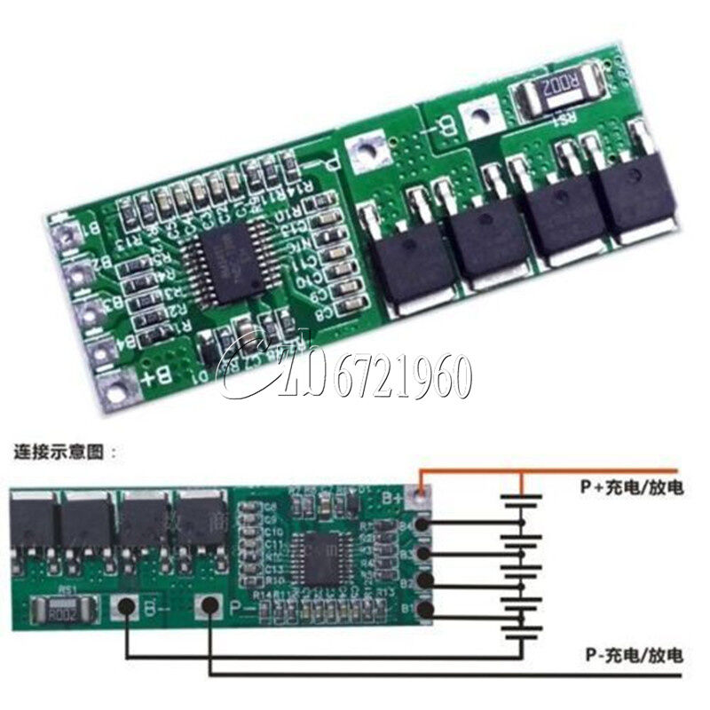 5S 10A Li-ion Lithium Battery 18650 Charger Protection Board 18.5V 21V Cell New