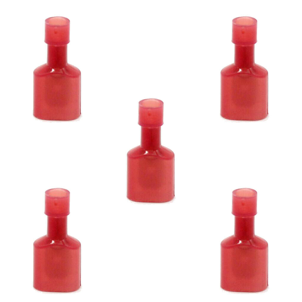 100 Pieces Quick Splice Insulated Wire Crimp Terminal & Male Spade Connector