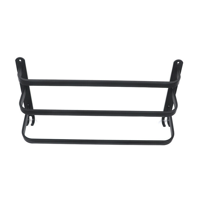 Bathroom Towel Rack 3 Layers Punch-Free Towel Holder Bathroom Storage Shelf