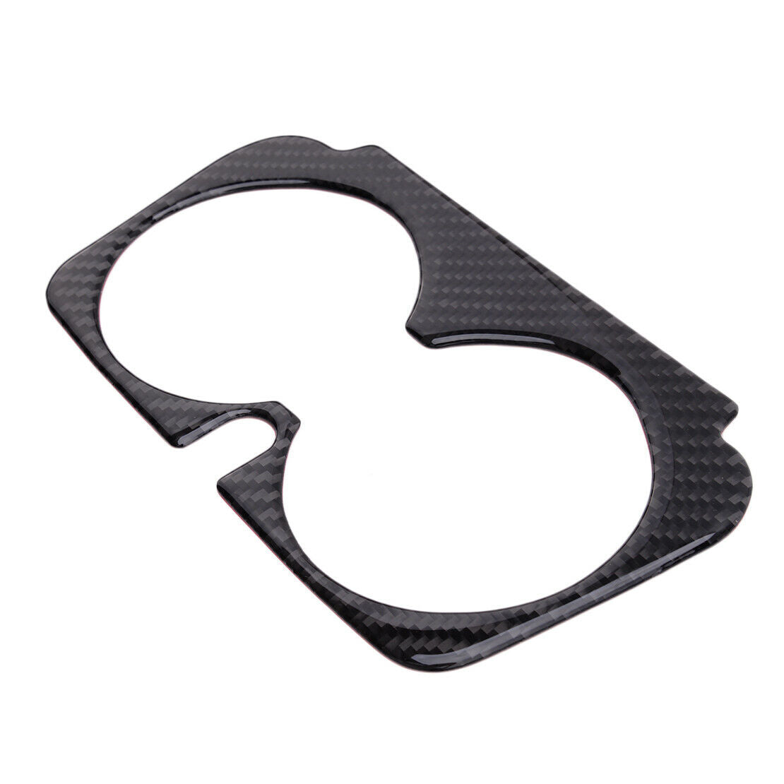 1x Carbon Fiber Style Cup Holder Panel Cover fit for benz C Class W205 15-19