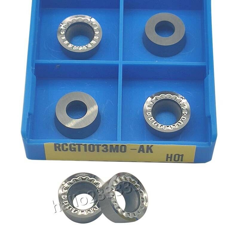 For Aluminum RCGT10T3M0-AK H01 CNC carbide milling insert Internal Turning tool