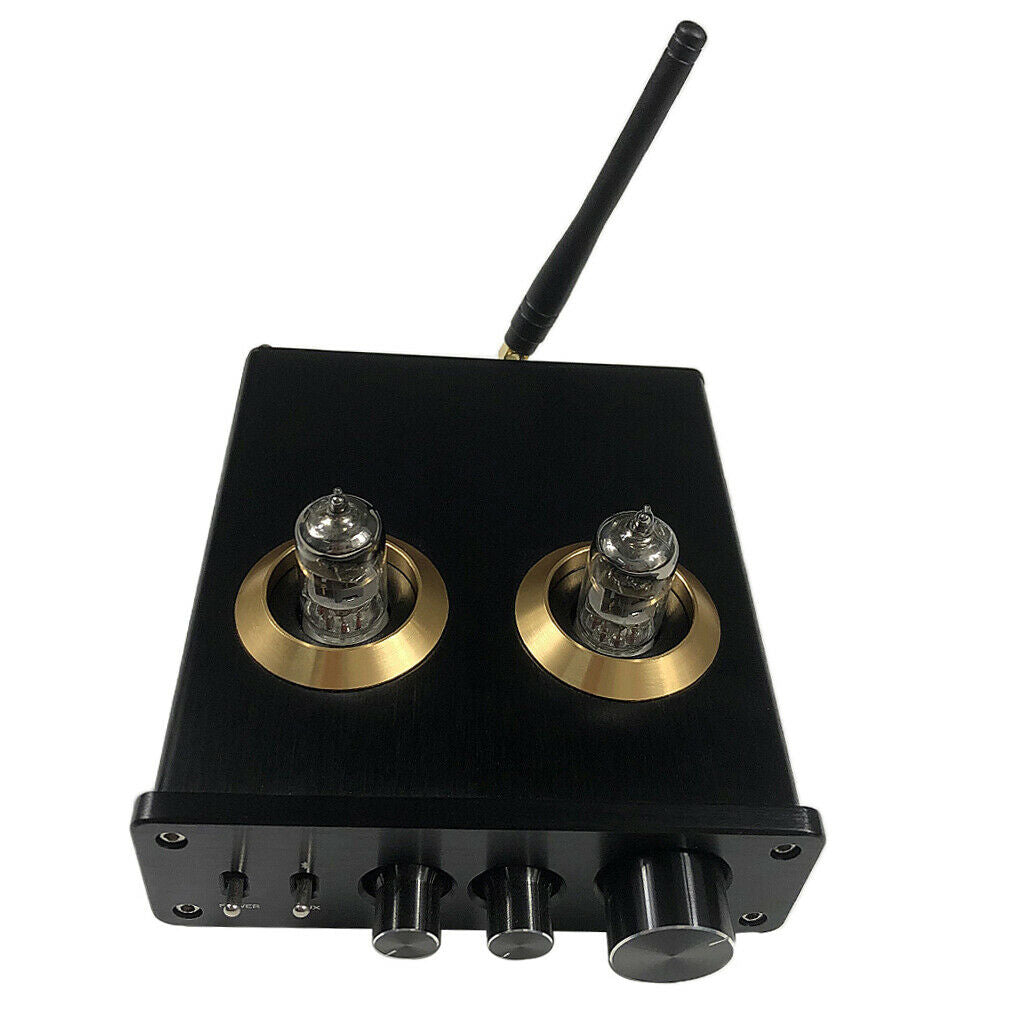Audio HiFi Bluetooth 5.0 Vacuum Tube Preamp Preamplifier AMP RCA DC 12V 2A, New