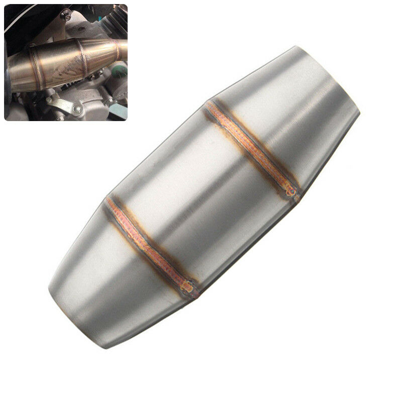 38mm S.S Motorcycle Dirt Bike Expansion Chamber Tuned Exhaust Pipe Muffler Kit