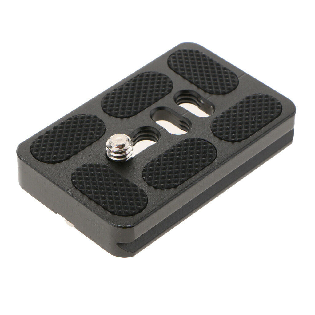 60*38mm Quick Release Plate QR Clamp Adapter for Tripod Ball Head with 1/4 Inch