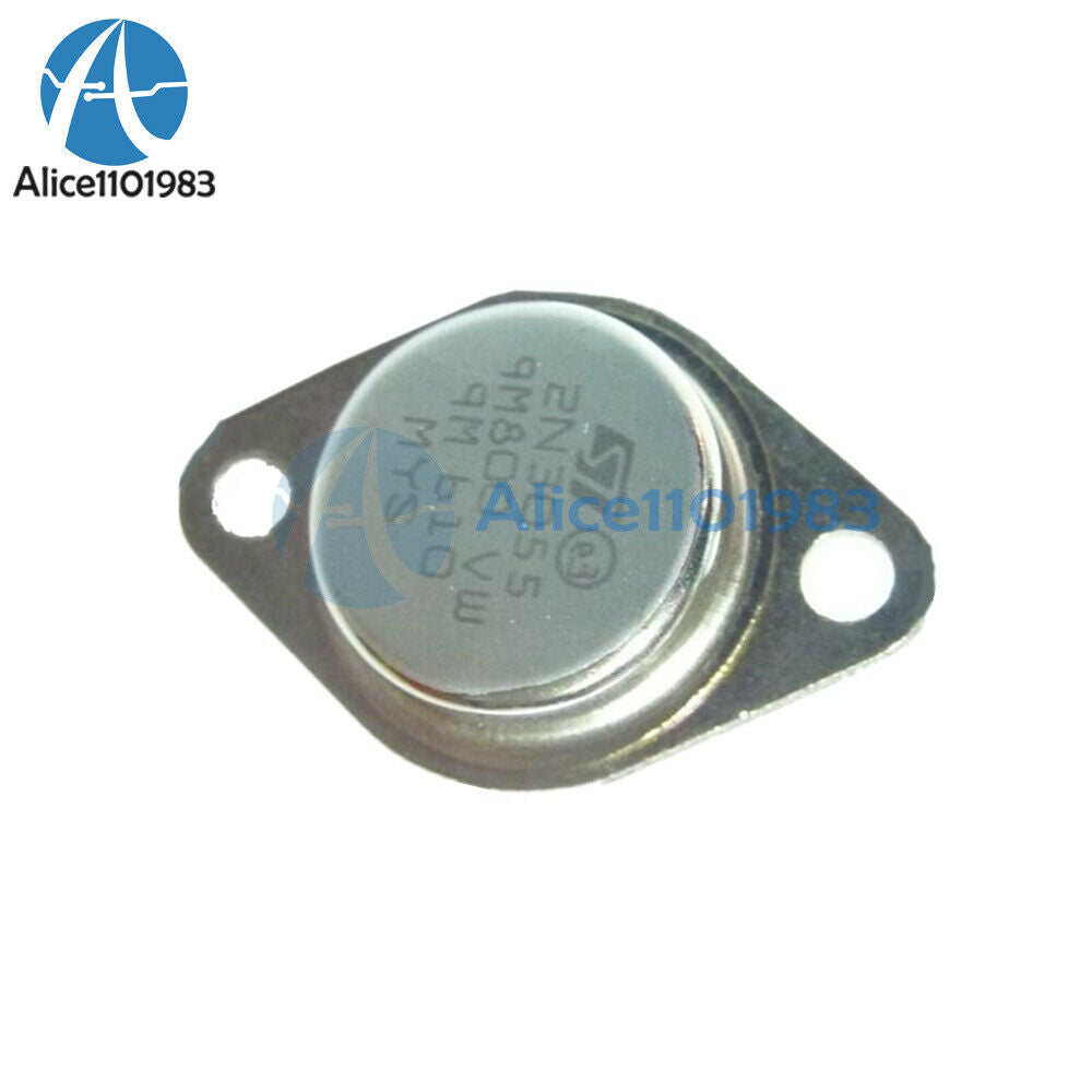 5PCS TRANSISTOR ST TO-3 2N3055 NPN AF Amp Audio Power Transistor 15A / 60V