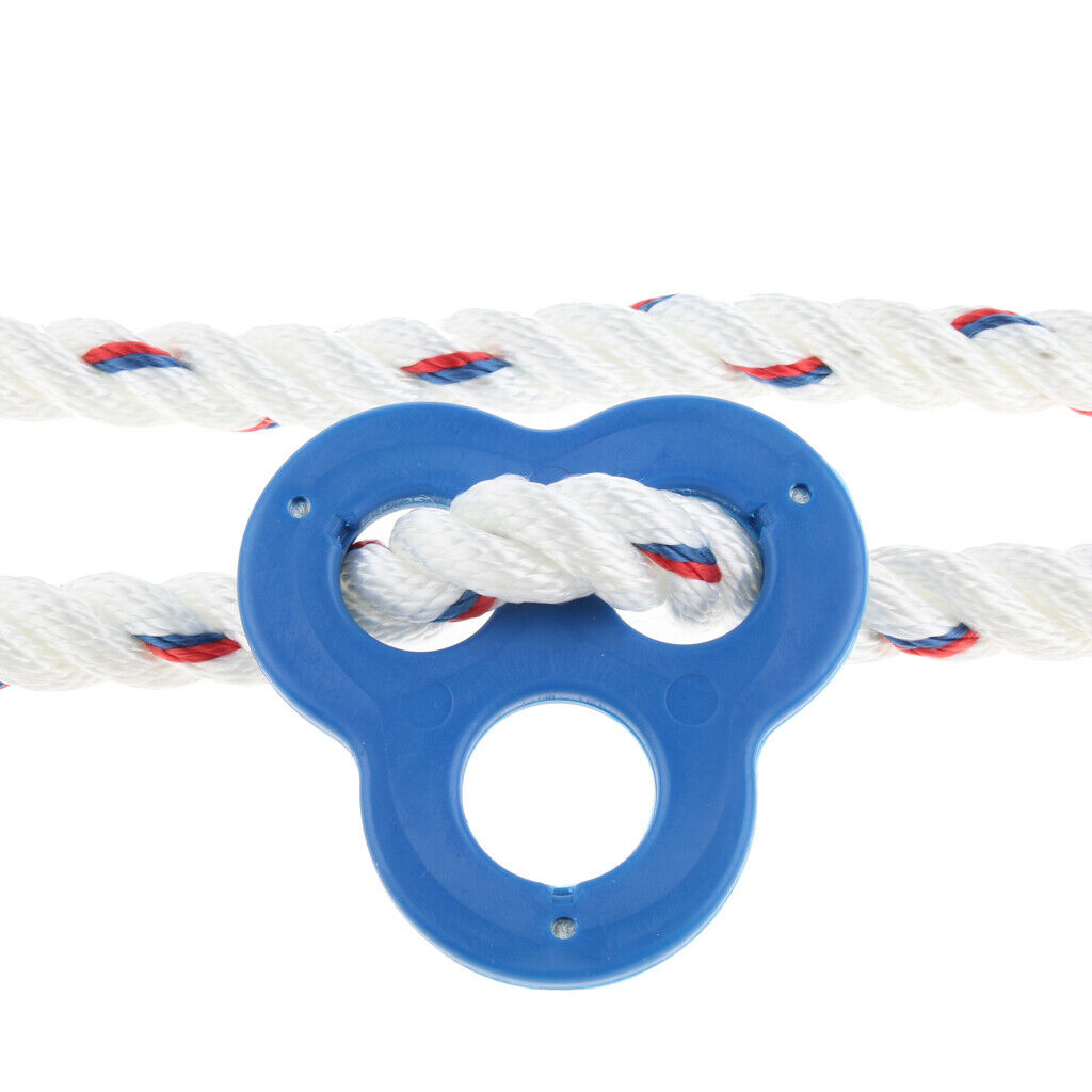23KN Climbing Fall Protection Lanyard Harness Rope Belt w/ Clip Hook Buckle