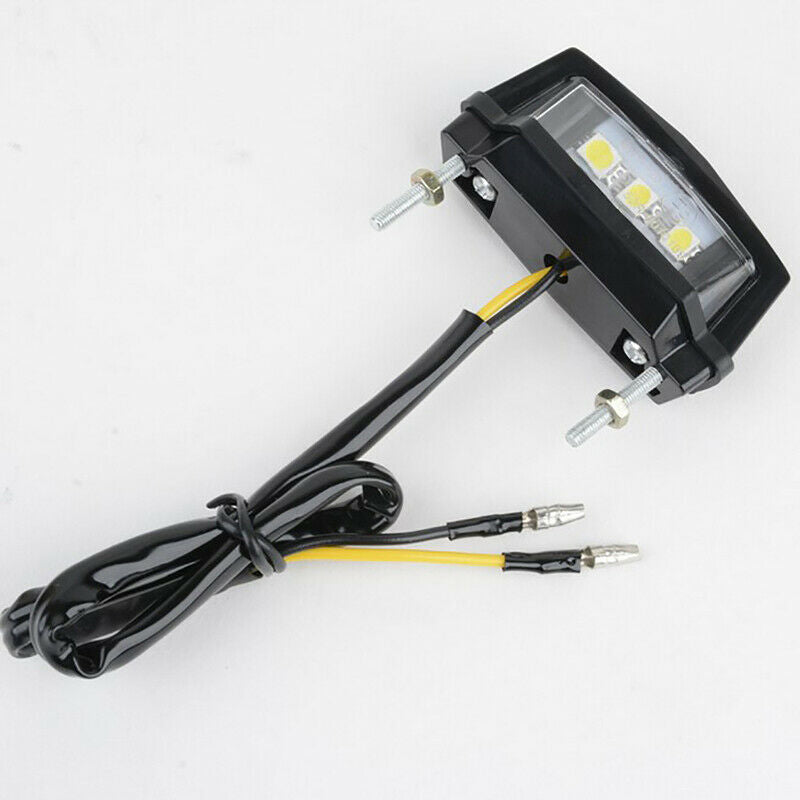 12V Motorcycle License Plate LED light Waterproof Motorcycle License Lig.l8
