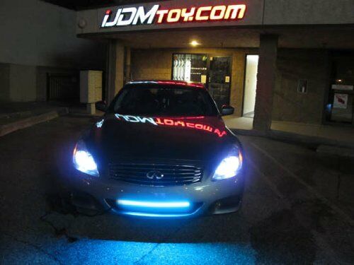 RGB 22IN 56CM 48 Led Light Strip Knight Rider Flash Strobe Scanner Neon Car SUV