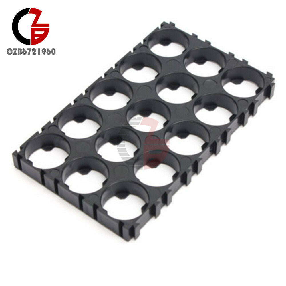 10 X 18650 3x5 Cell Batteries Spacer Radiating Shell Plastic Heat Holder Bracket