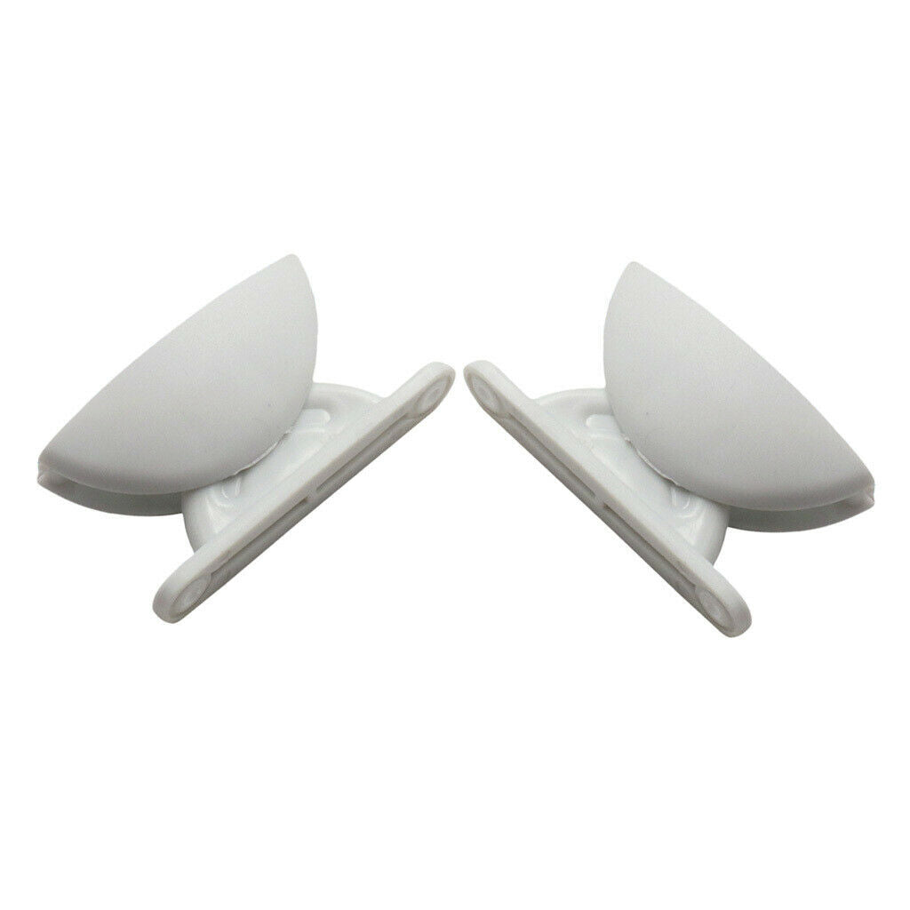 2x Door Catch Stopper Latch for Cupboard RV Boat Motorhomes Trailer White