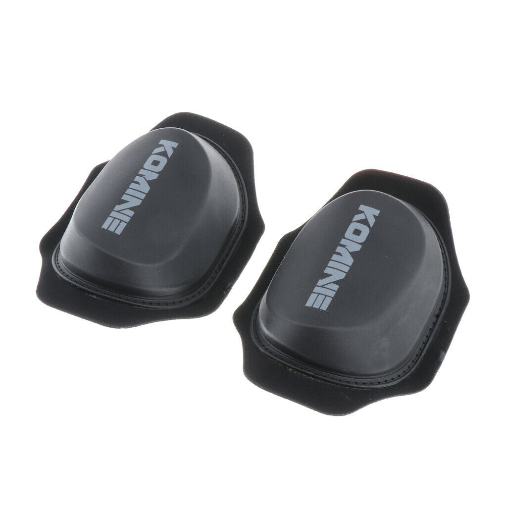 Motorcycle Motorbike Knee Sliders Track Race Motorbike Knee Pads, Black