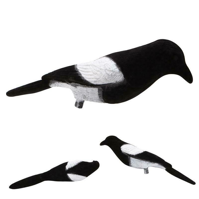 Magpie Bird Painted Decoy Shell Outdoors Shot Hunting Shooting Lures Bait Tool