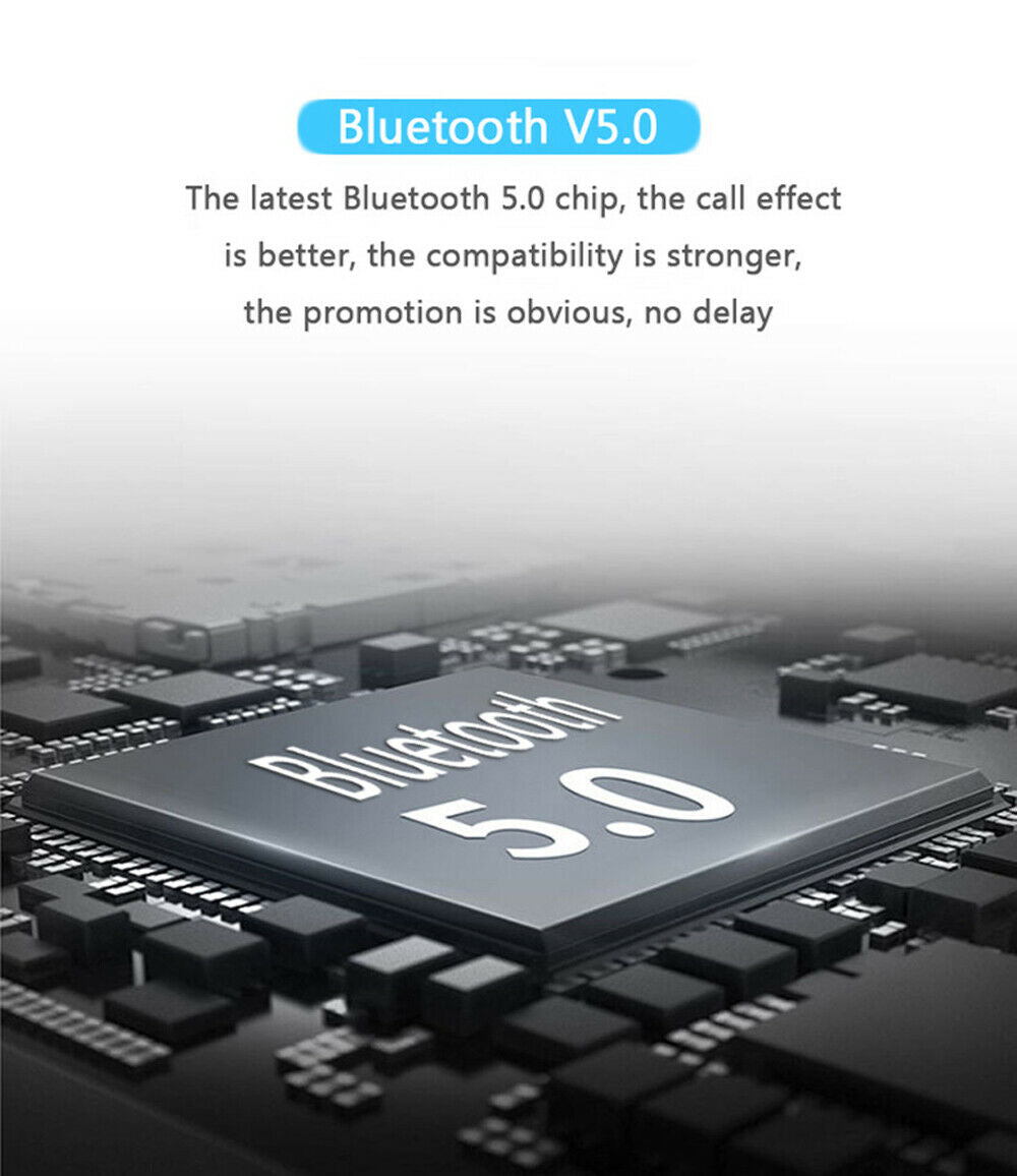 1pc T18 Mini TWS Bluetooth Headset 5.0 Double Ear Wireless Bluetooth Headset