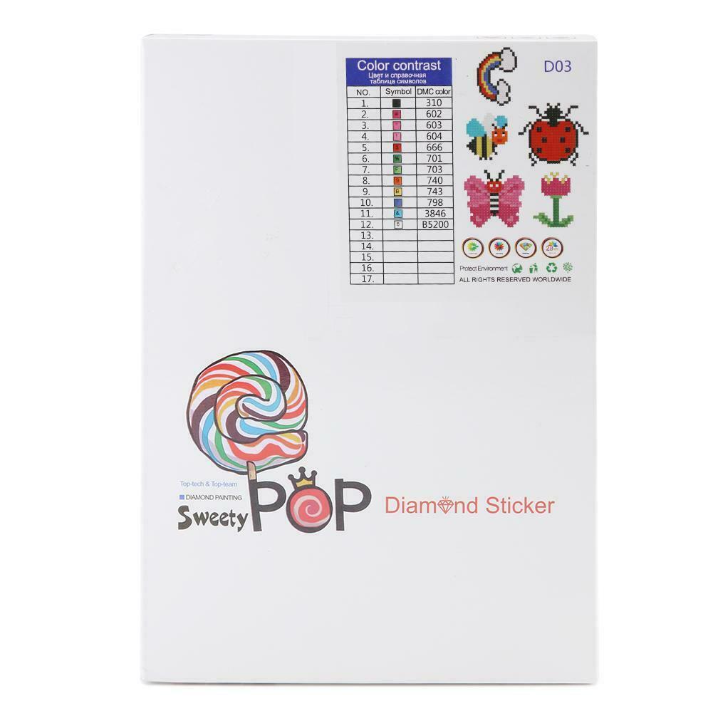 DIY Full Drill Cute Cartoon Diamond Painting Cross Stitch Craft Kids Gift @