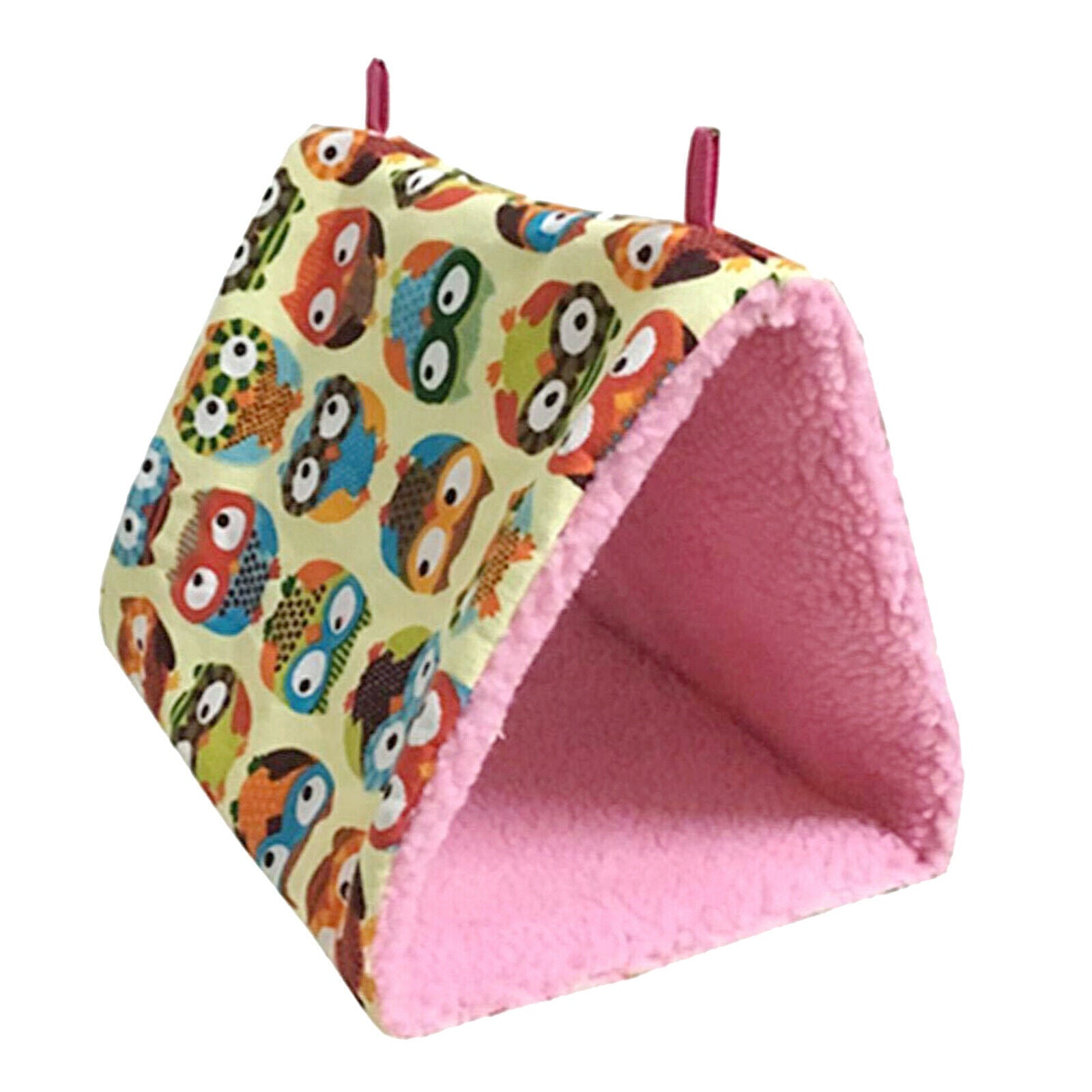 Pet Bird Parrot Budgie Hammock Cage Hut Tent Bed Hanging Cave Bed Owl S