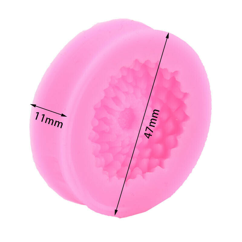 Chrysanthemum Handmade Soap Mold Flower Cake Silicone Molds Chocolate Mou.l8