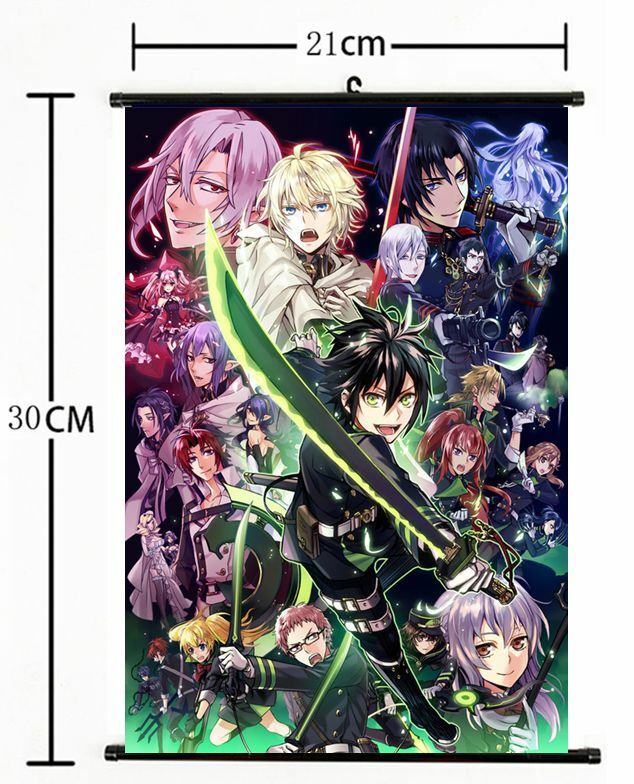 Hot Japan Anime Seraph of the end Wall Poster Scroll Home Decor 614