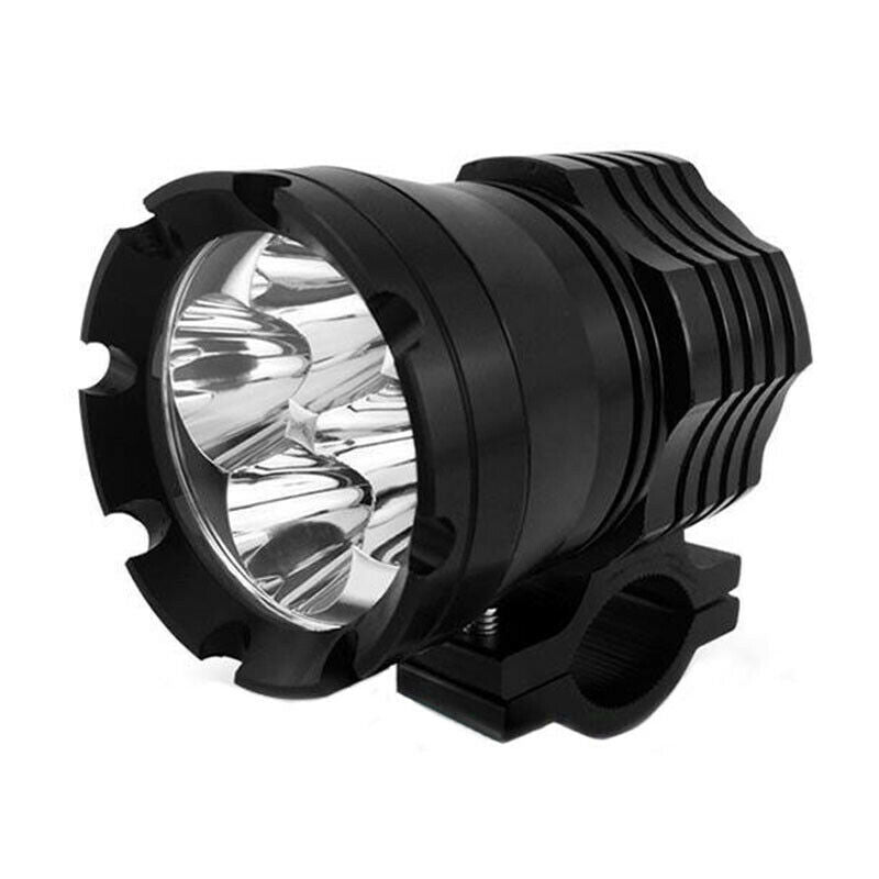 Universal 4 LED Headlight LED Motorcycle Motorbike Scooter Spotlight WaterprooQ2