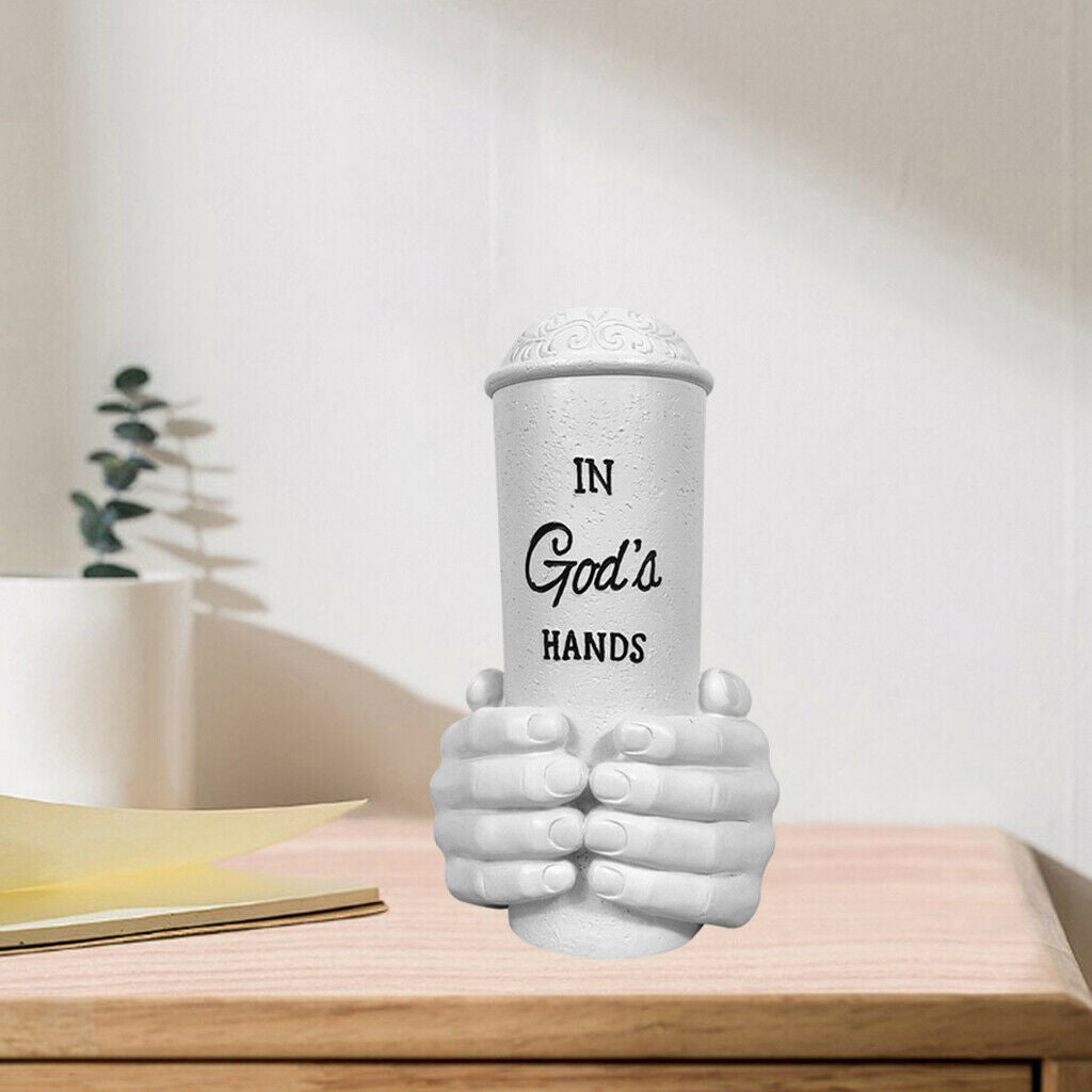 God's Hand Flower Vase Memorial Chic Planter for Home Bedroom Decor Ornament
