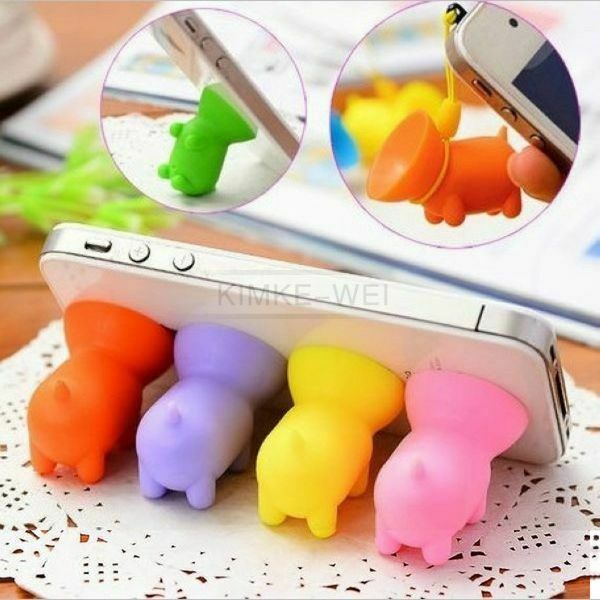 9 x Piglet Silicone Suction Cup Holder Sucker Stand for Mobile Phones