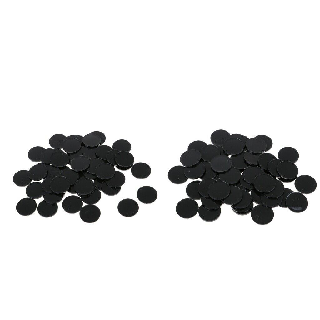 Pack Of 100 Round Plastic Bases