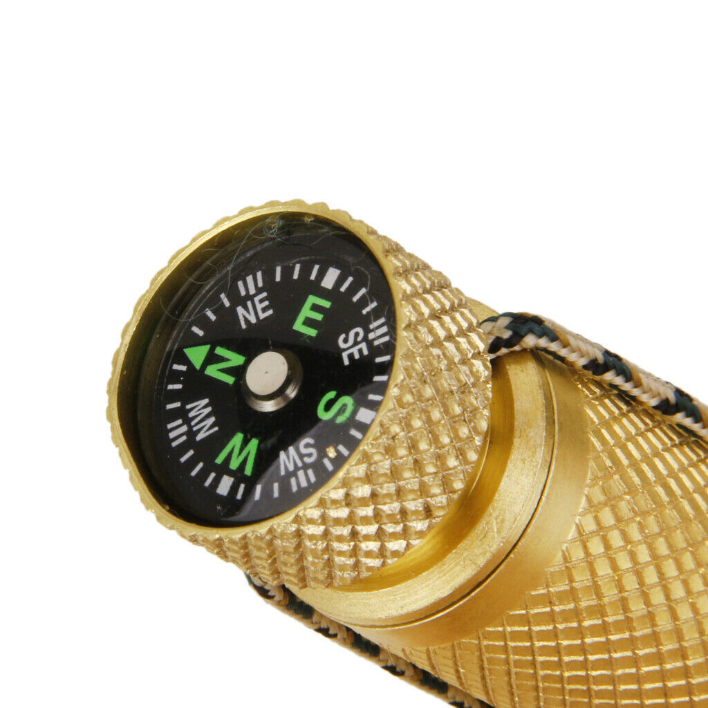 Portable Waterproof Brass Sealed Box Case Compass Outdoor Survival Camping