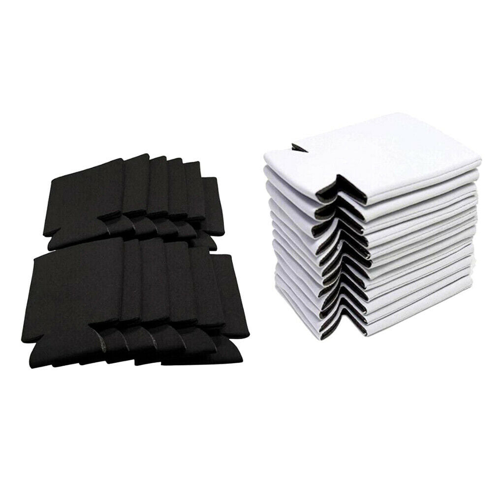 40Pcs Cup Sleeve Beer Can Bottle Holder Insulator Home Christmas Supplies