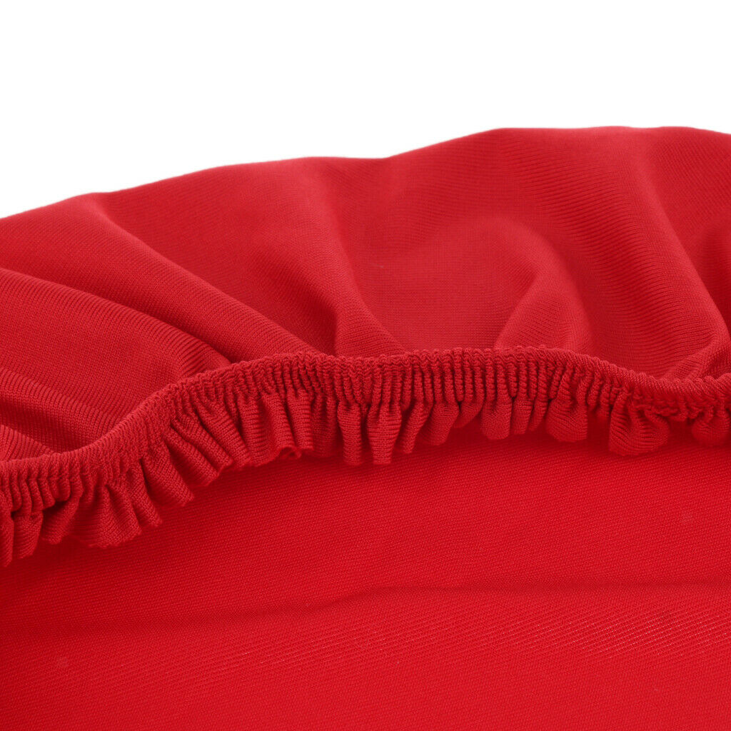 Red &Black 4Pcs Anti-Dust Chair Seat Cover Wedding Dining Room Chair Protectors