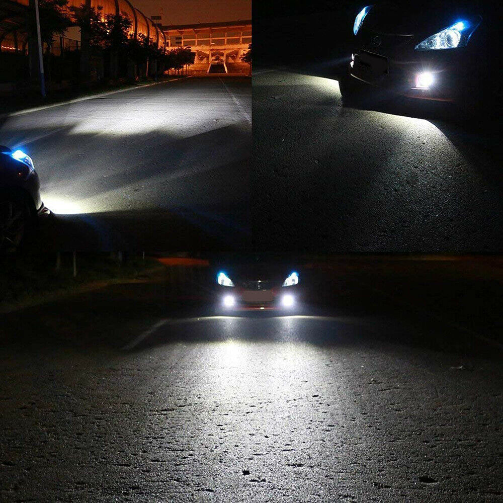 2pcs H3 LED Fog Light Bulbs Conversion Kit OEM Upgrade Lamp 35W 4000LM 6000K