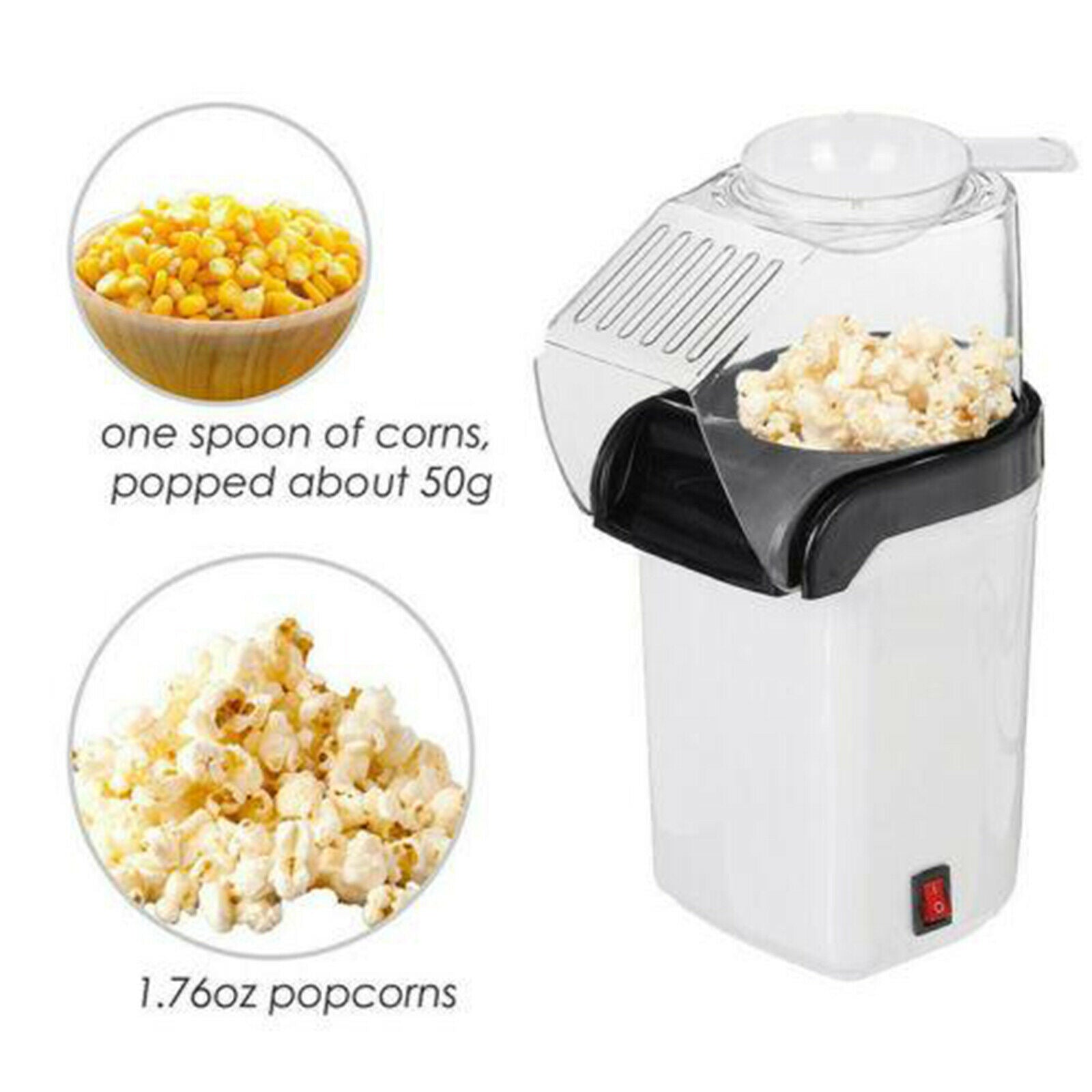 Electric Corn Popcorn Machine Household Automatic Hot Air Popcorn Machine