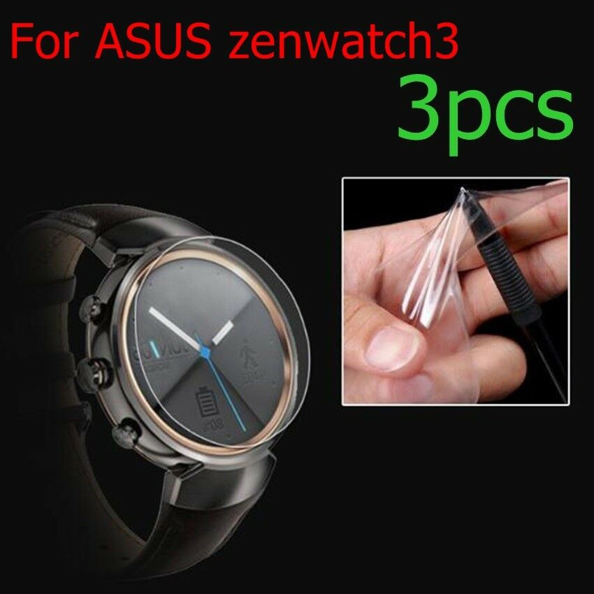3pcs 9H+ Soft Screen Protector For ASUS zenwatch3 Watch