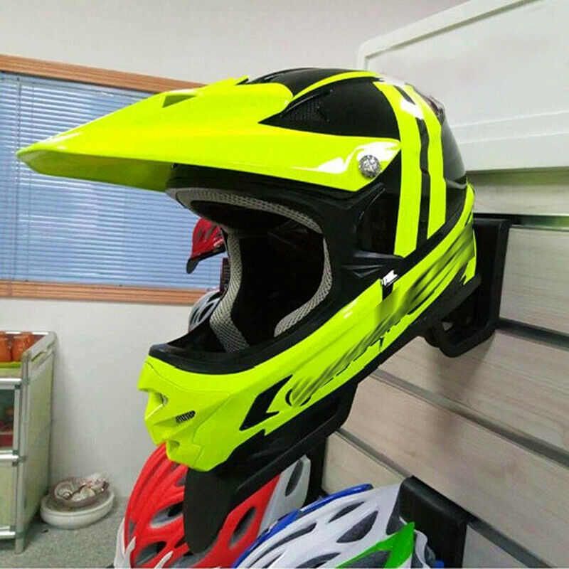 Bicycle Motorcycle Helmet Display Stand Wall Hanging Tray Holder NoDrilling Hook