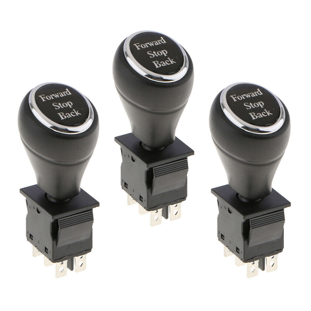 3PCS Joystick Switch Replacement Push Rod Switch Forward Stop Back 6 Pin 3
