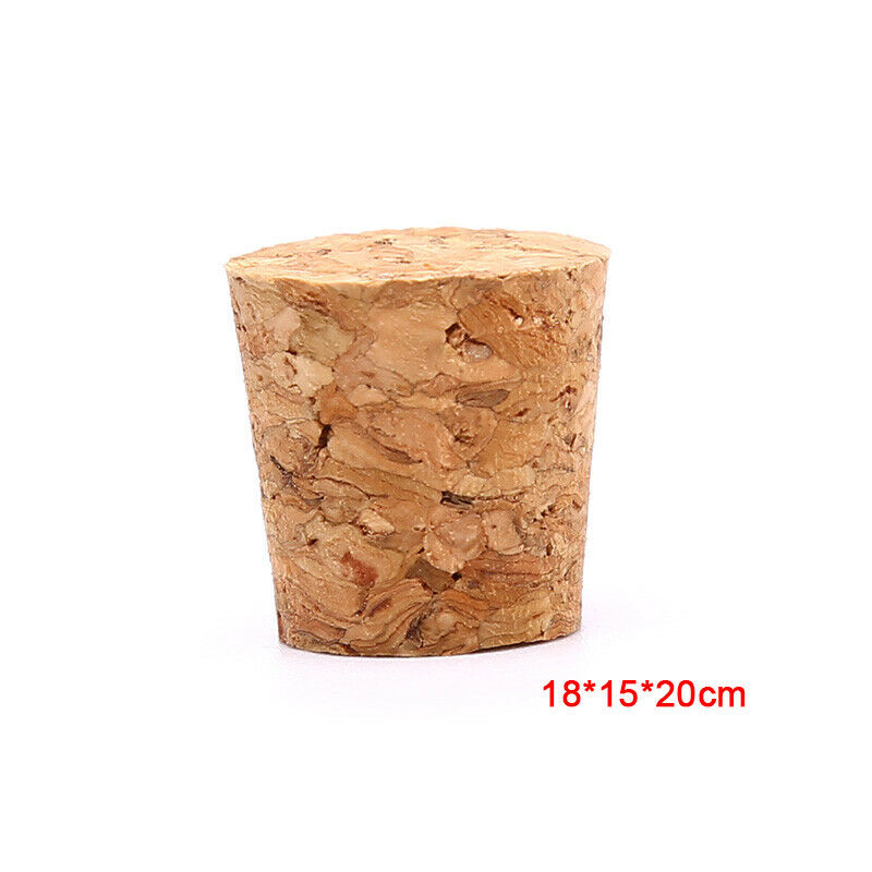 10pcs Tapered Natural Cork Bottle Stoppers Wine Corks Crafts 18*15*20mmYNluO BU