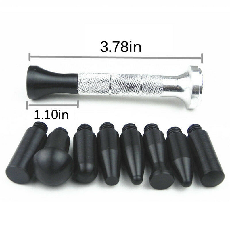 Paintless Car Dent Repair Hail Removal Tools Kit Tap Down Pen with 9 Head.l8