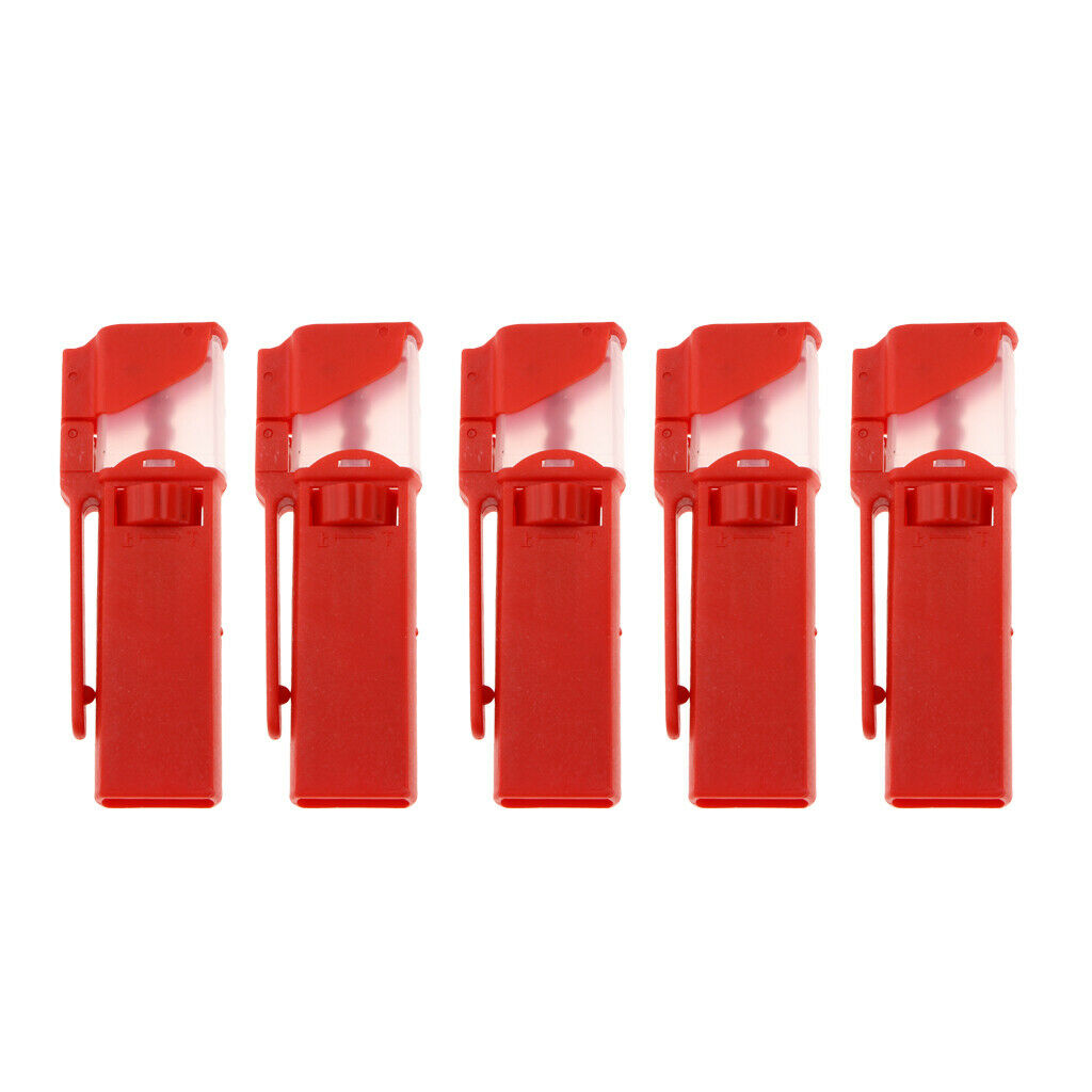 5pcs Fishing Bait Lures Clips Earthworm Bloodworm Clip Fishing Tackle Tool