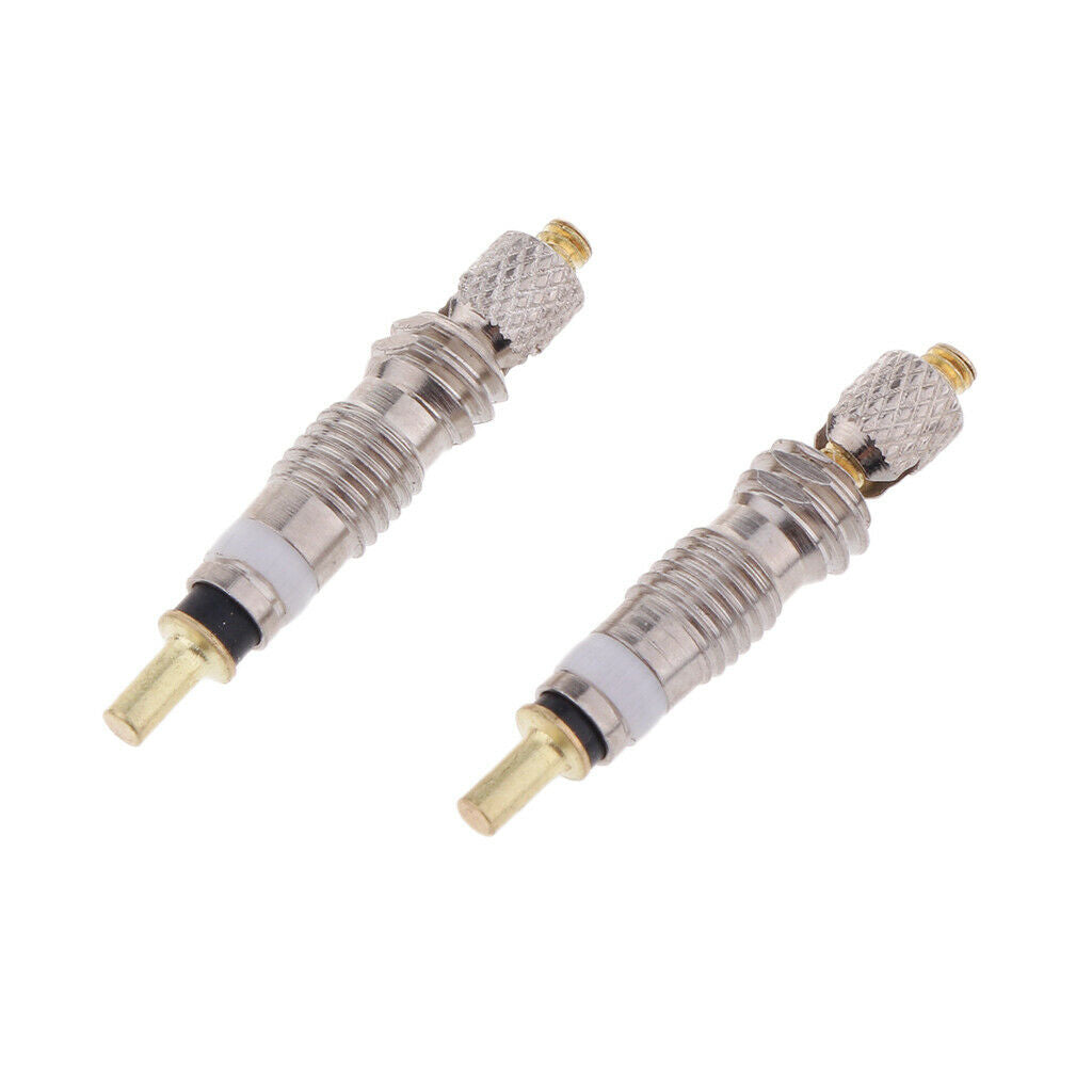 2x Presta Valve Core Tubeless French Cores Stem Components Accessories