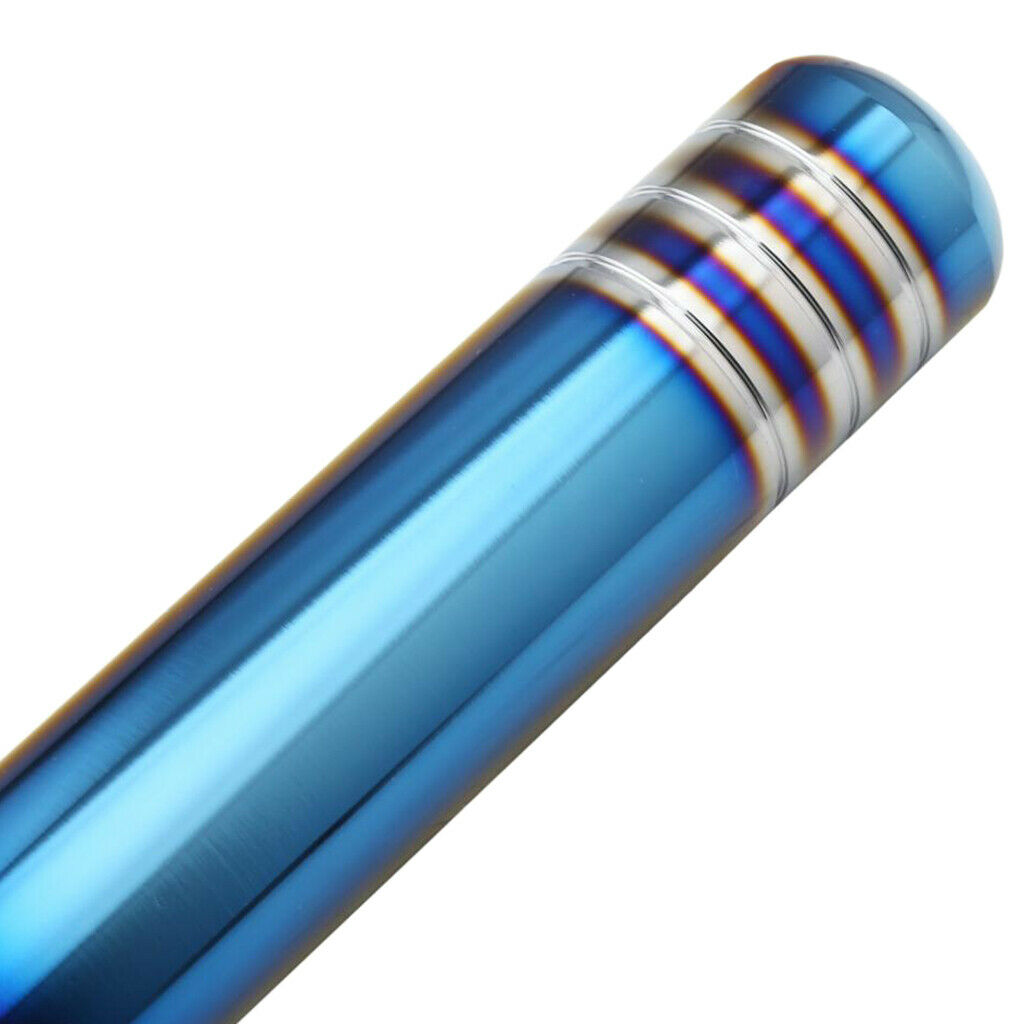18cm Auto Shift Knob Long Semi-burnt Blue Aluminium Smooths Gear Shifter Head