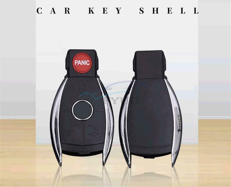 1 Set Vehicle Stylish Blank 4 Buttons Remote Key Shell Cover For Mercedes Benz