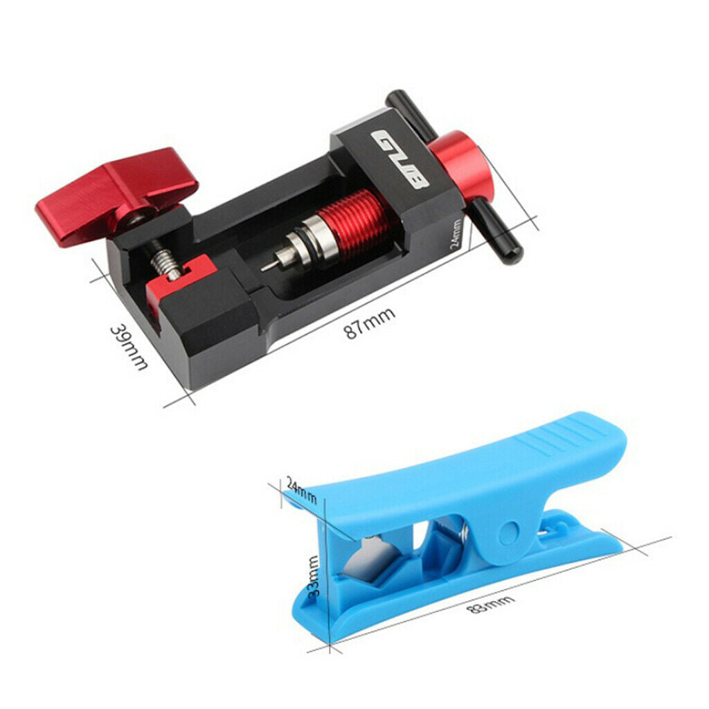 Bike Hydraulic Disc Brake Hose Insert Tool & Hydraulic Hose Cutter Tool for