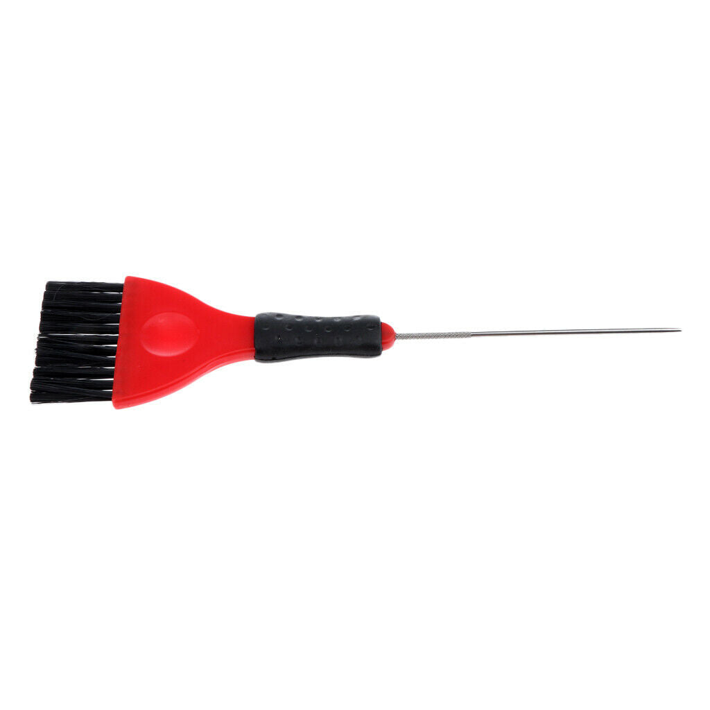 Hair Dyeing Brush Salon Hairdressing Tint Colouring Bleach Tool W/ Steel Tip