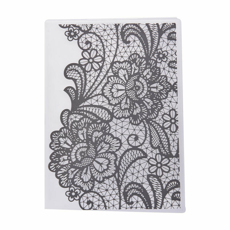 Magic flower Embossing Plastic For Scrapbooking DIY Template Fondant Ca.l8