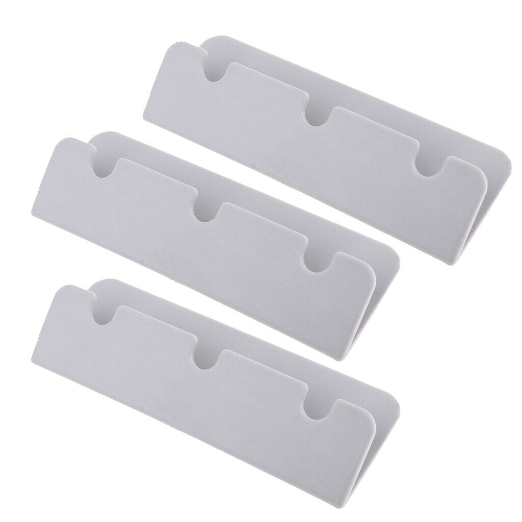 3x Durable PVC Boat Seat Hook Clips Parts Mountings for Rib Dinghy Yacht