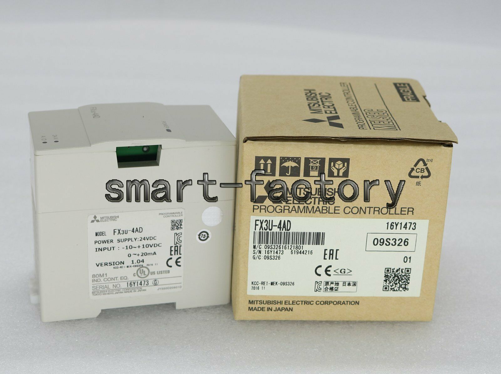 New In Box Mitsubishi FX3U-4AD FX3U4AD PLC Module one year warranty