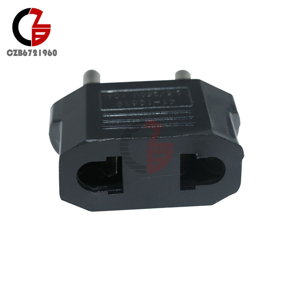 5PCS US/USA to European Euro EU Travel Charger Adapter Plug Outlet Converter Set