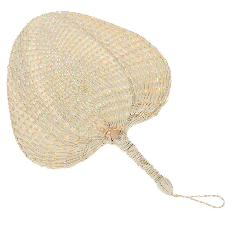1PC Hand-woven Mosquito Repellent Fan Summer Manual Straw Hand Fans Palm .l8