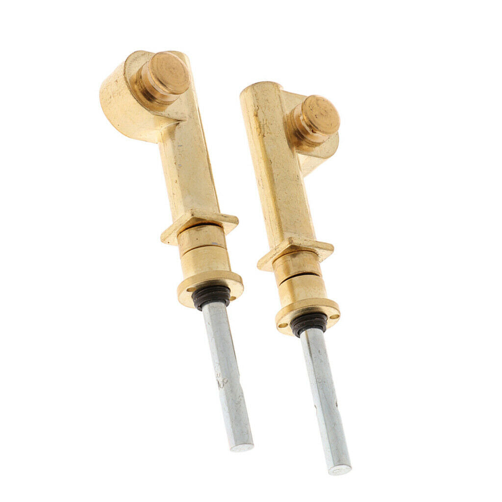 2 Pieces Copper  Erhu  Shaft Mechanical  Erhu Accessory