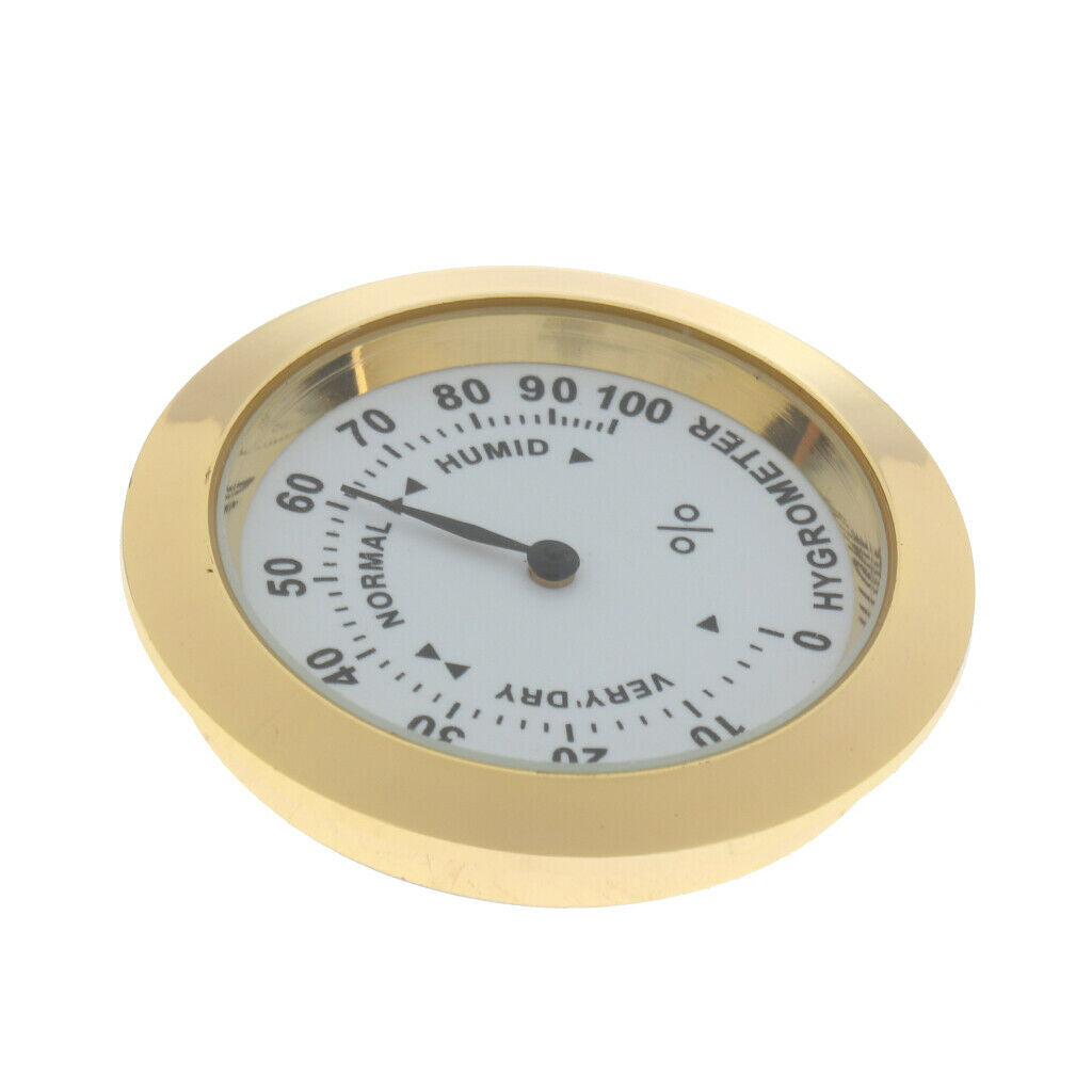 Metal Guitars Hygrometer Humidity Meter for Acoustic/Wood Guitar Parts